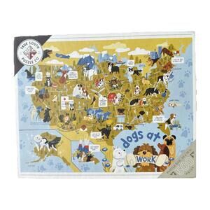 True South Puzzle Co. Dogs At Work  1000-Piece Jigsaw Puzzle P6 Free Shipping